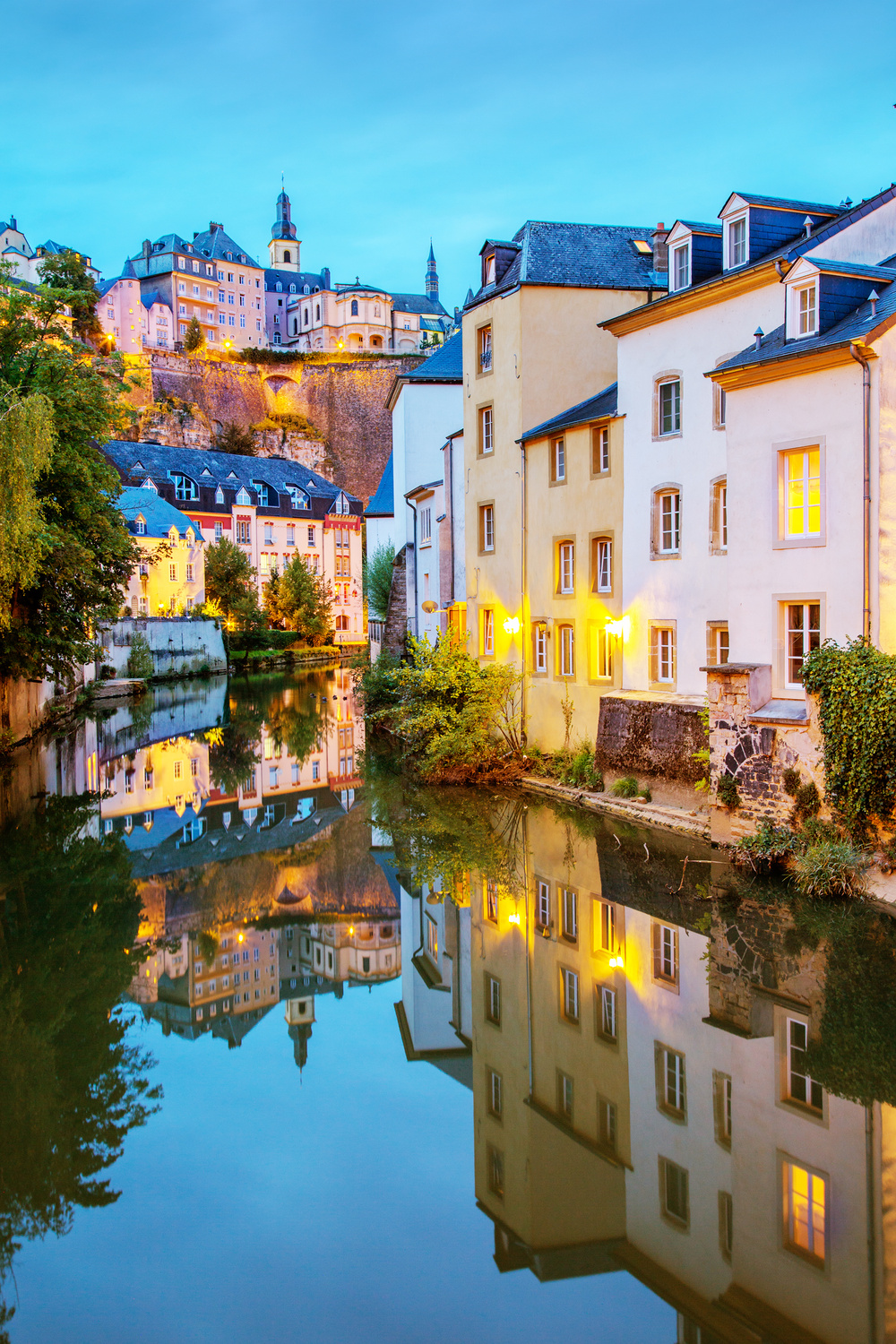 Typical Luxembourg cityscape, Luxembourg